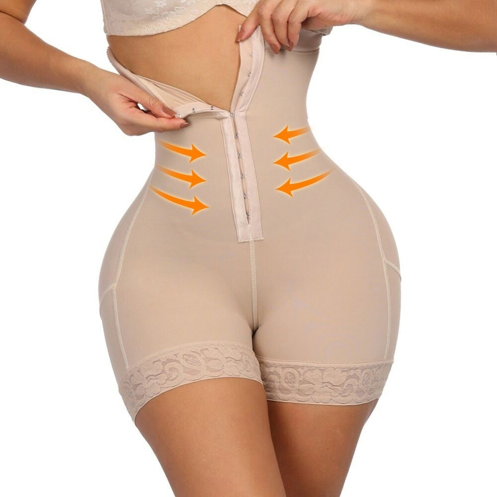 High-waisted tummy suit