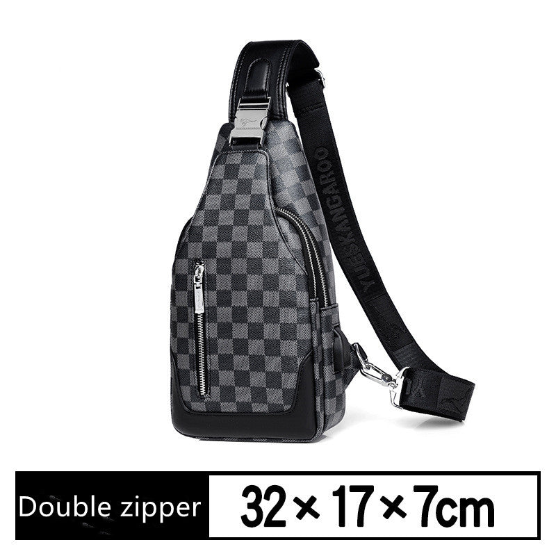 Multifunctional one-shoulder bag for men and women