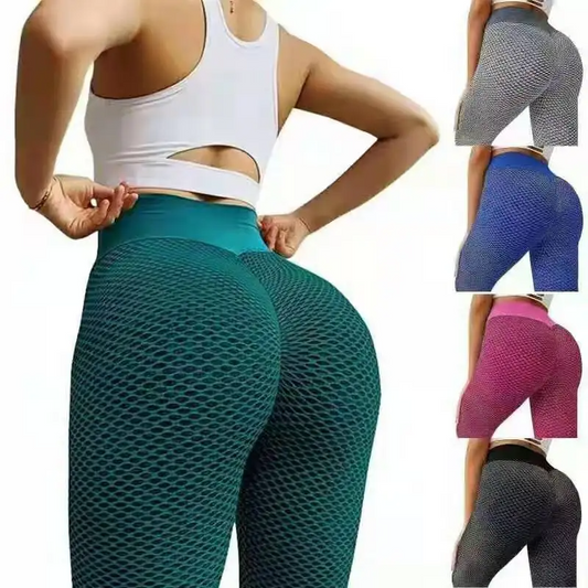 Yoga Pants Women's Seamless High Waist Breathable Gym Leggings