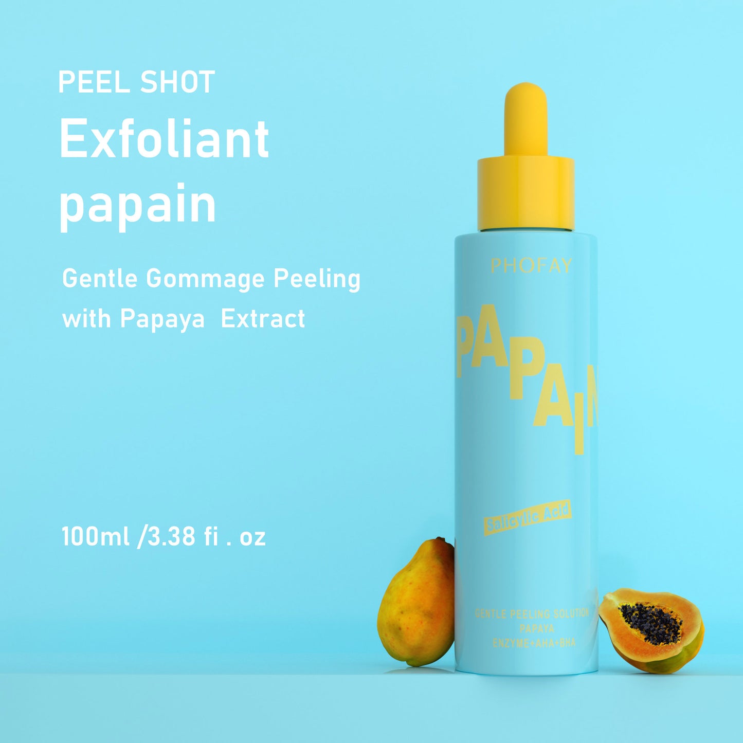 PHOFAY GLYCOLIC ACID AHA EXFOLIATING  BRIGHTENING TONER