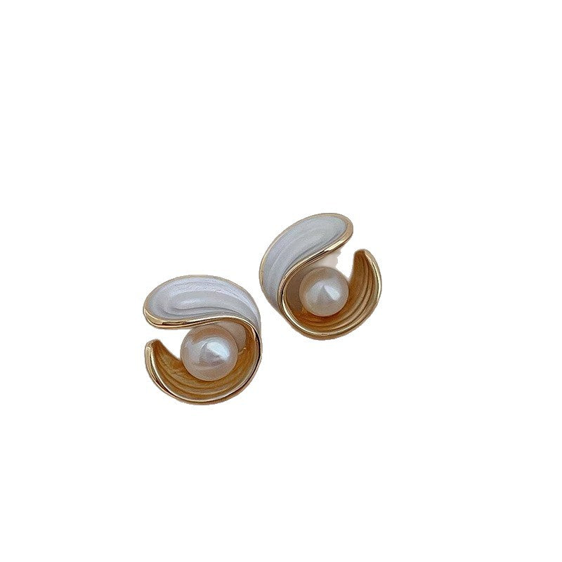 Women's Starry Sky Quicksand Design Elegant High-grade Earrings
