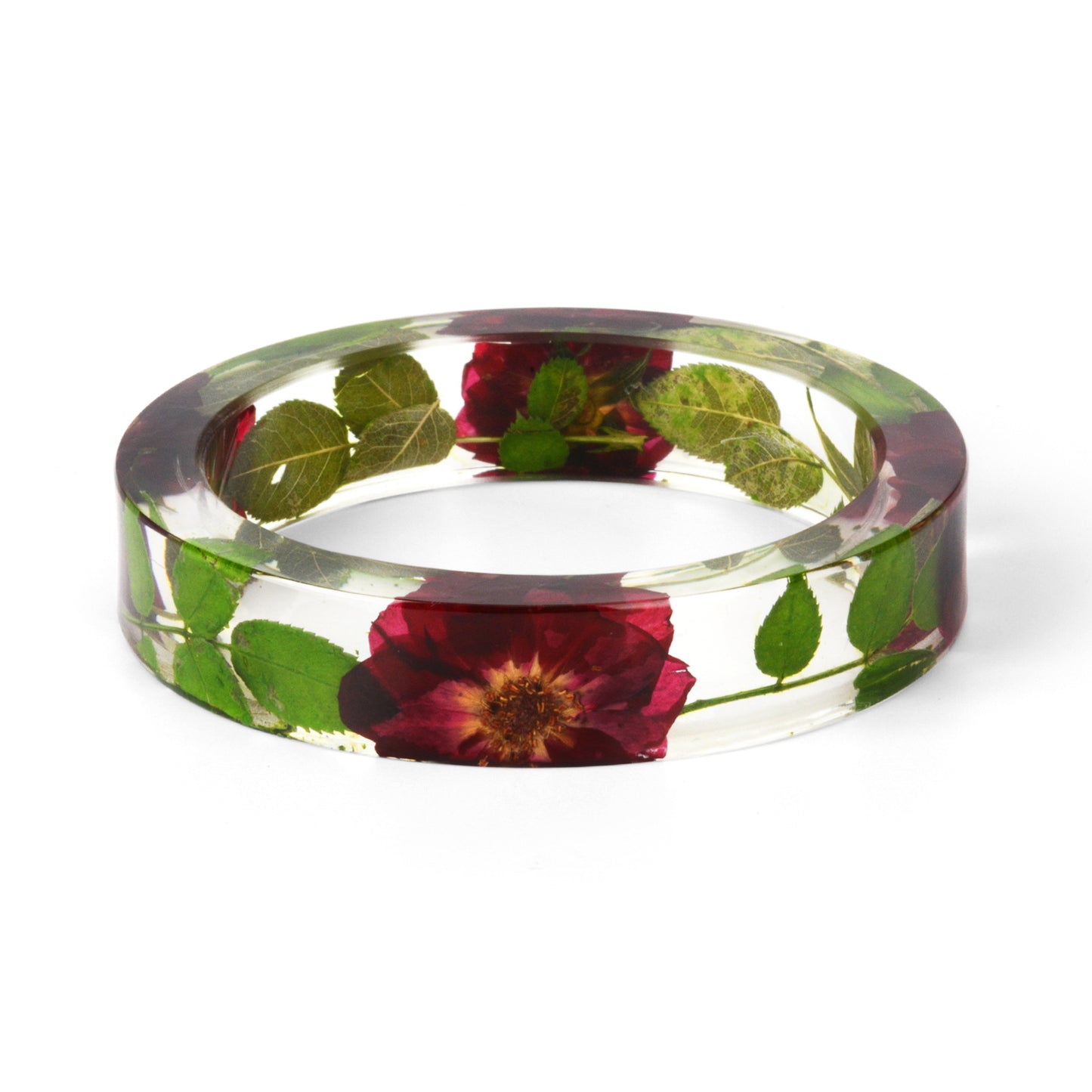 Personalized Epoxy Resin Crystal Glue Dried Flower Bracelet Jewelry