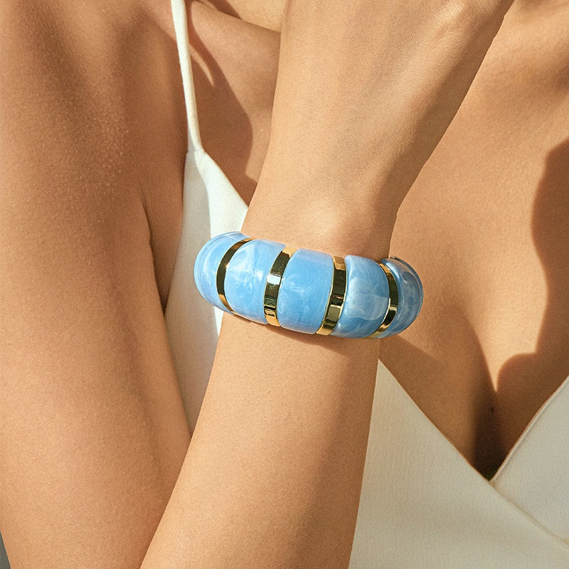 Ins Fashion Acrylic Bracelet Temperament Geometric Jewelry For Women