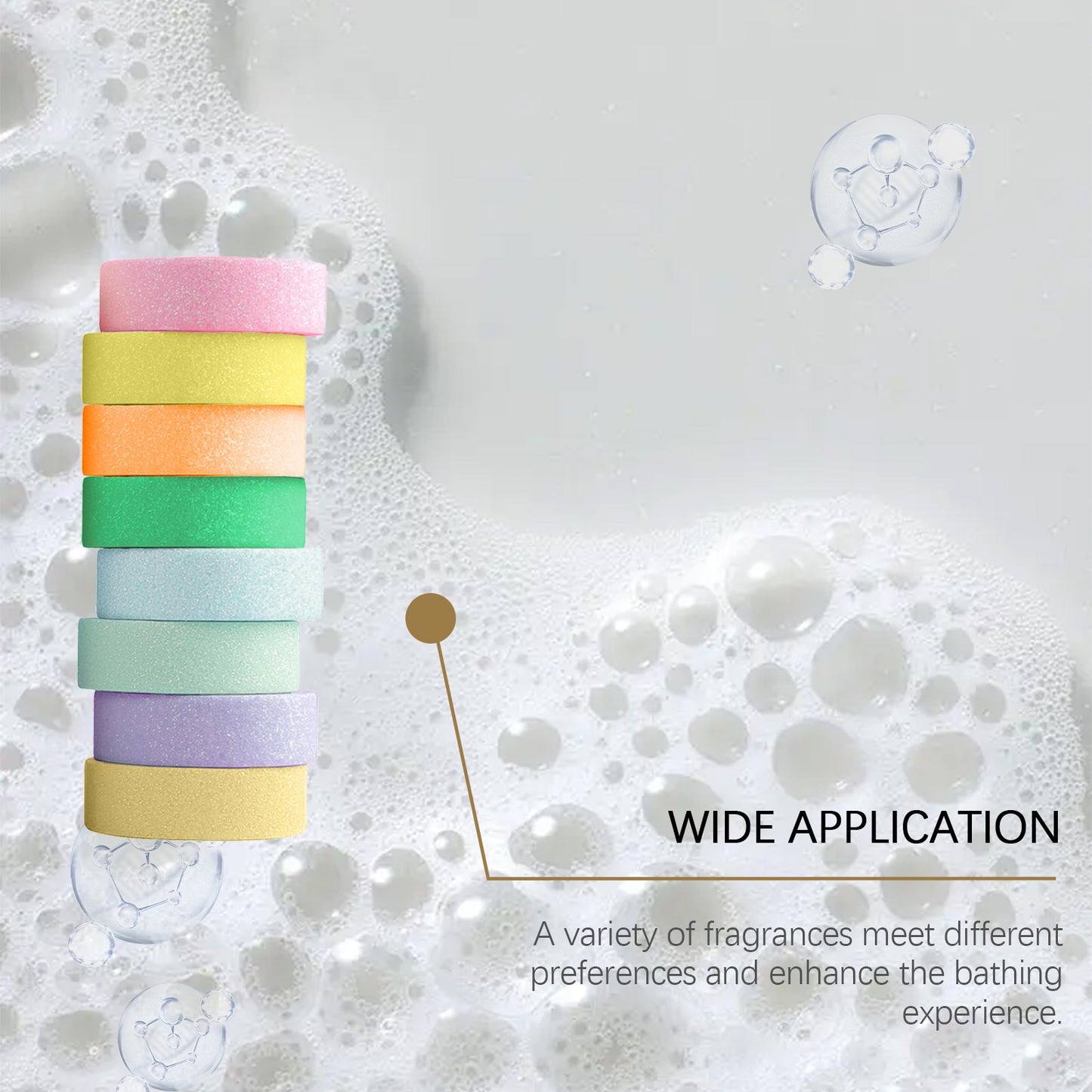 Bath Aromatherapy Sheet Gentle Cleaning Portable