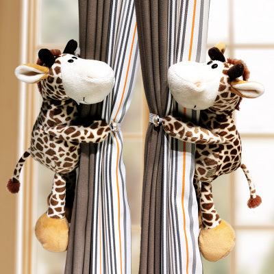 Cute and creative animal curtain fastener