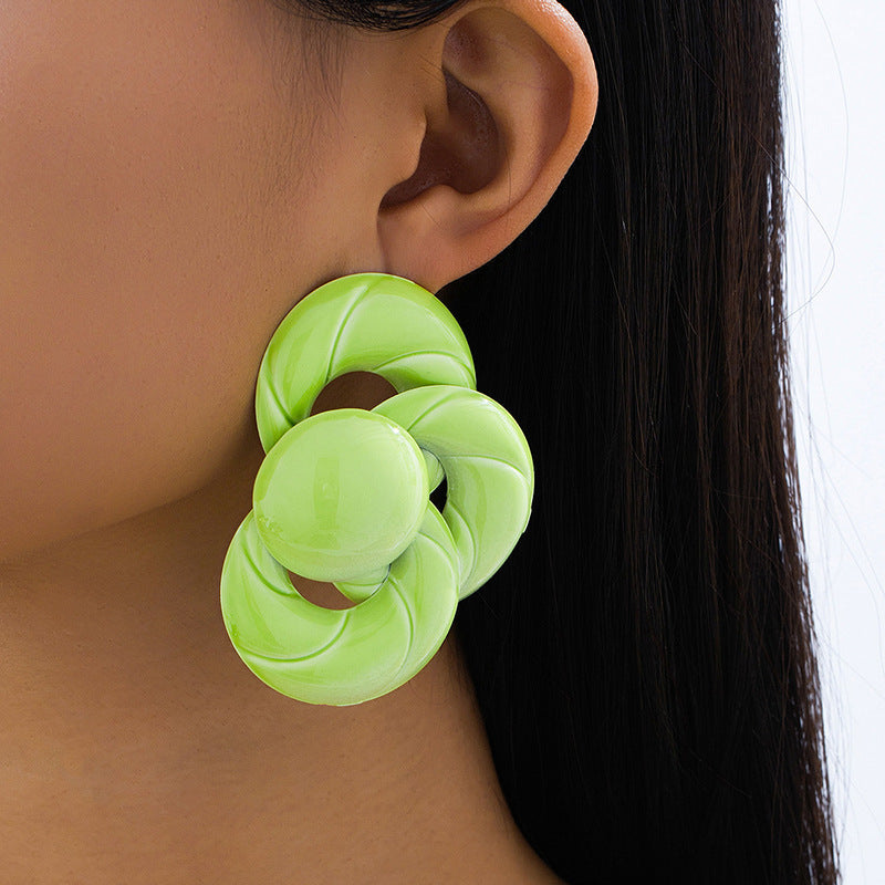 Retro Exaggerated Fashionable Womens Earrings