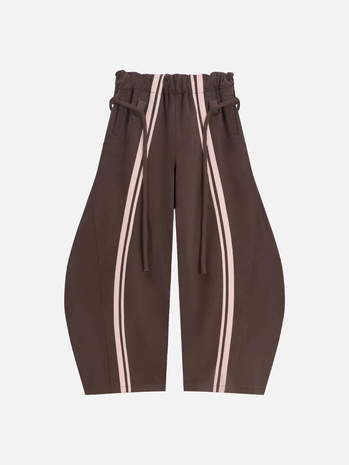 Casual Women's Street Style Tie-waist Loose Pants