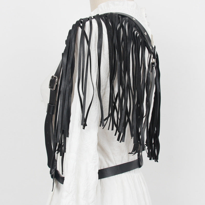 Punk Tassel Strap Belt Women
