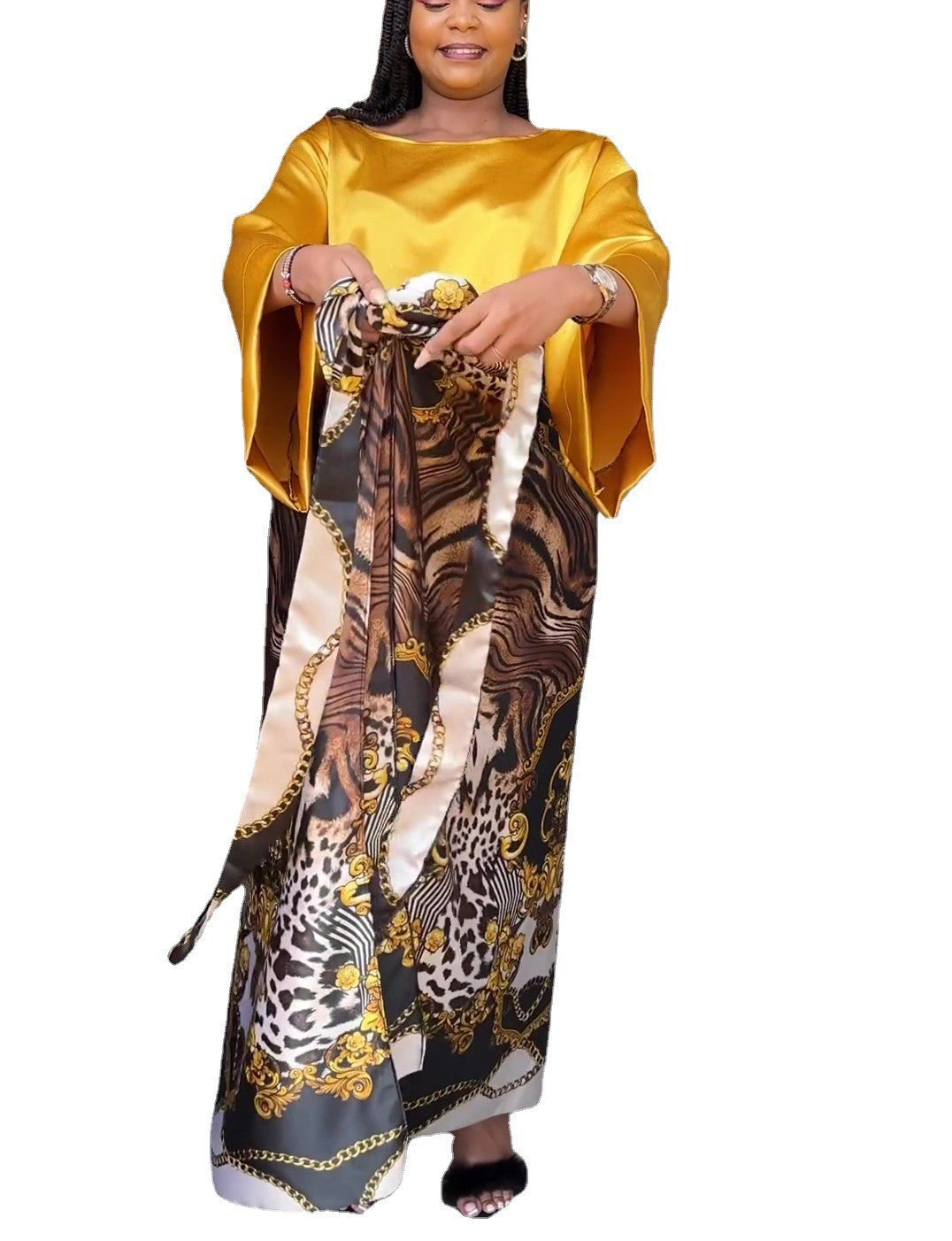 African women's casual set Loose Flare sleeves