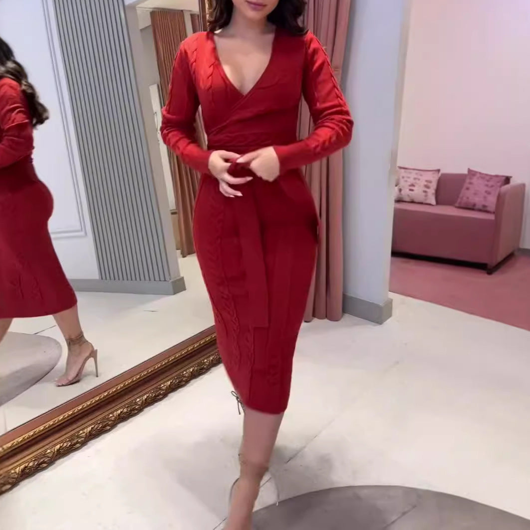 Women's Tops And Sheath-style Slim-fit Dresses