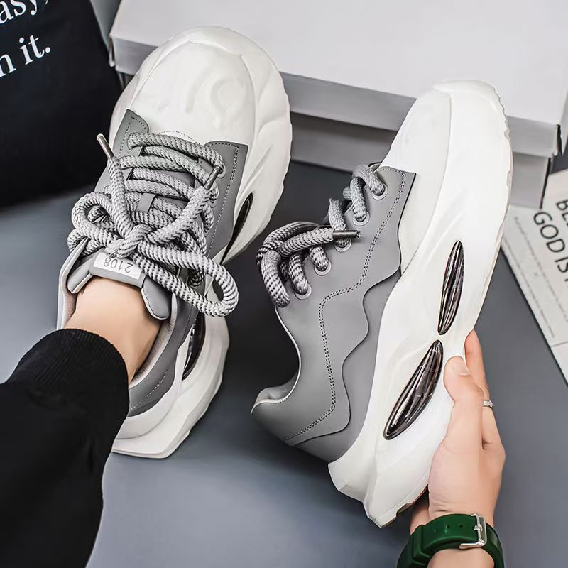 Men Platform Versatile Niche Fashion Casual Sneakers