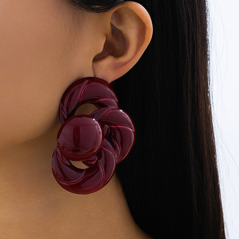 Retro Exaggerated Fashionable Womens Earrings