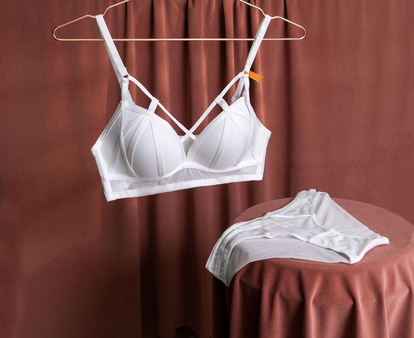 New French Sexy Cross Women's Bra Set