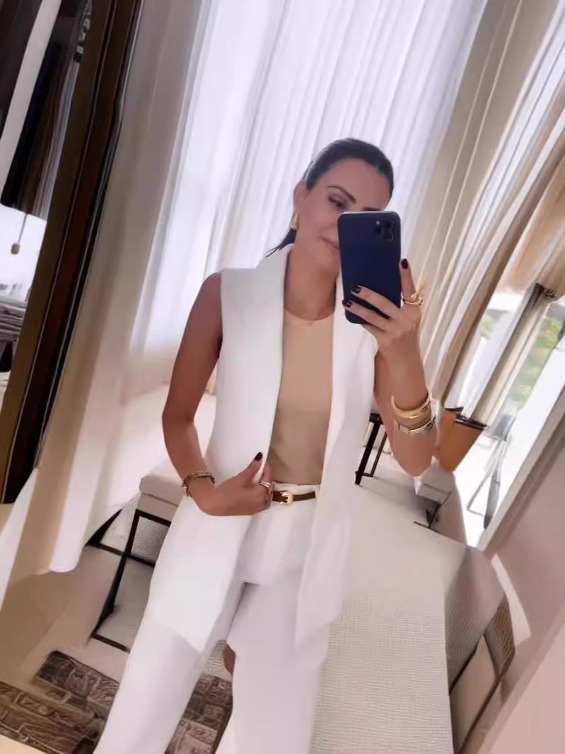New Casual Fashion Summer Women's Suit