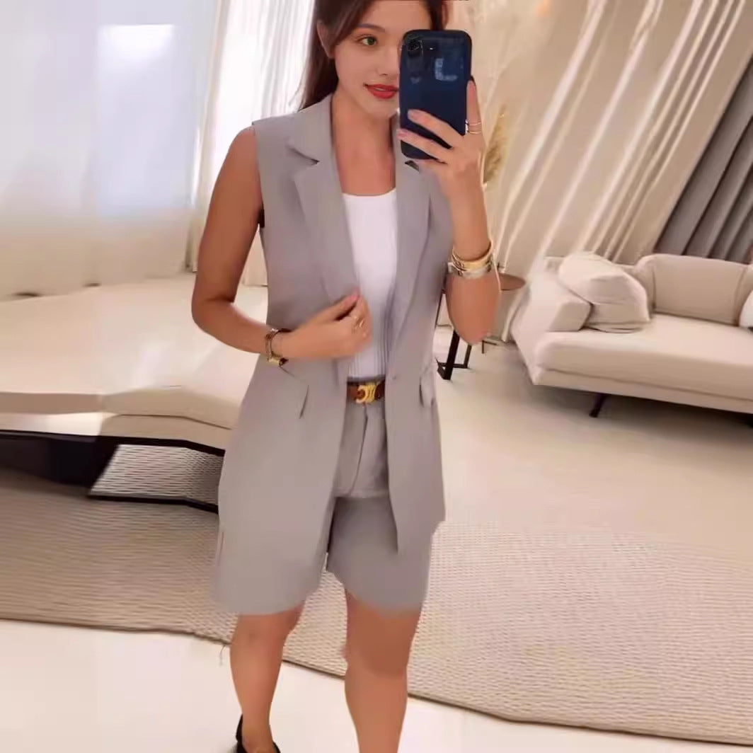 New Casual Fashion Summer Women's Suit